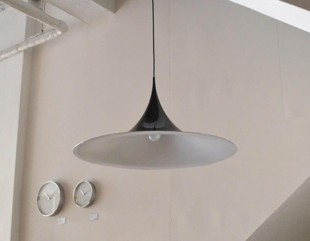 Ceiling-lamp Semi black