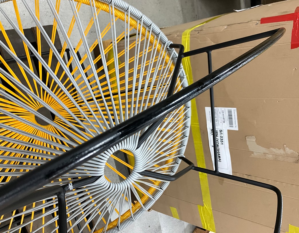 アカプルコ ロッキングチェア マスタード【アウトレット】