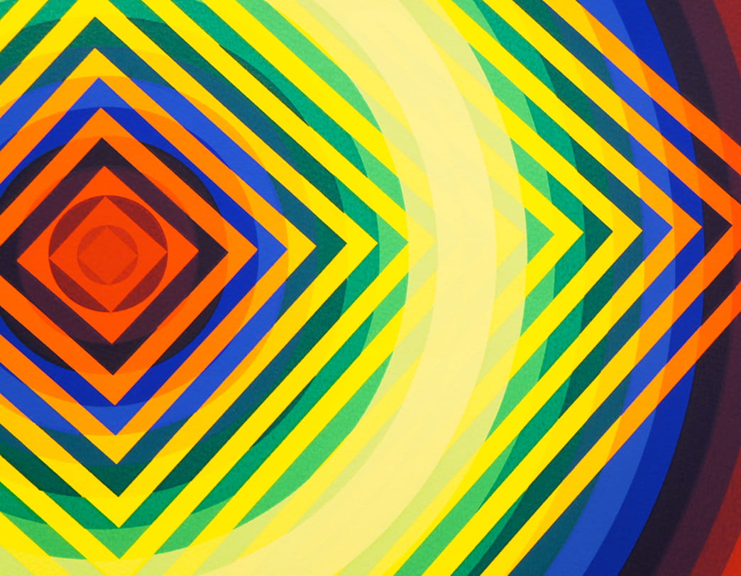 まるのなかのしかく I / Ay-O