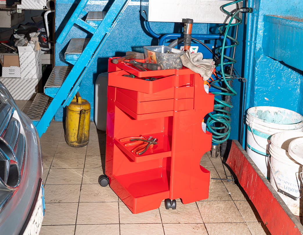 ボビーワゴン 1段 レッド