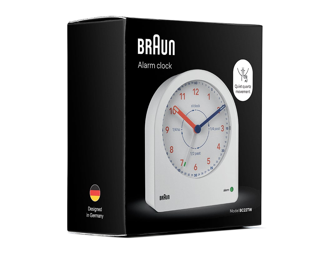 BRAUN アラームクロック BC22TW タイムティーチャー