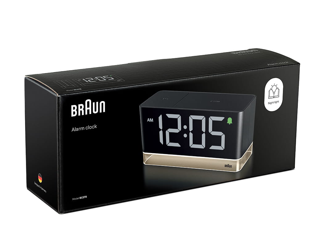 BRAUN デジタルクロック BC27B