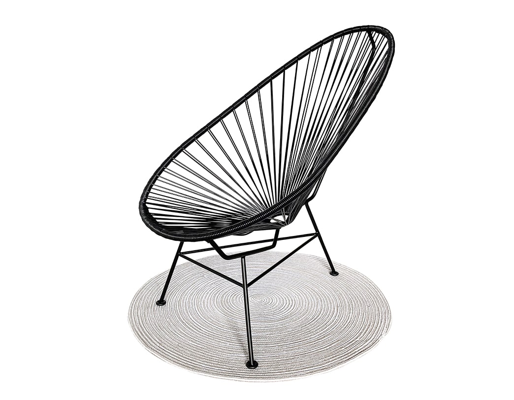 家具・インテリア新品 La Silla Acapluco メキシコ産 アカプルコチェア 白 職人