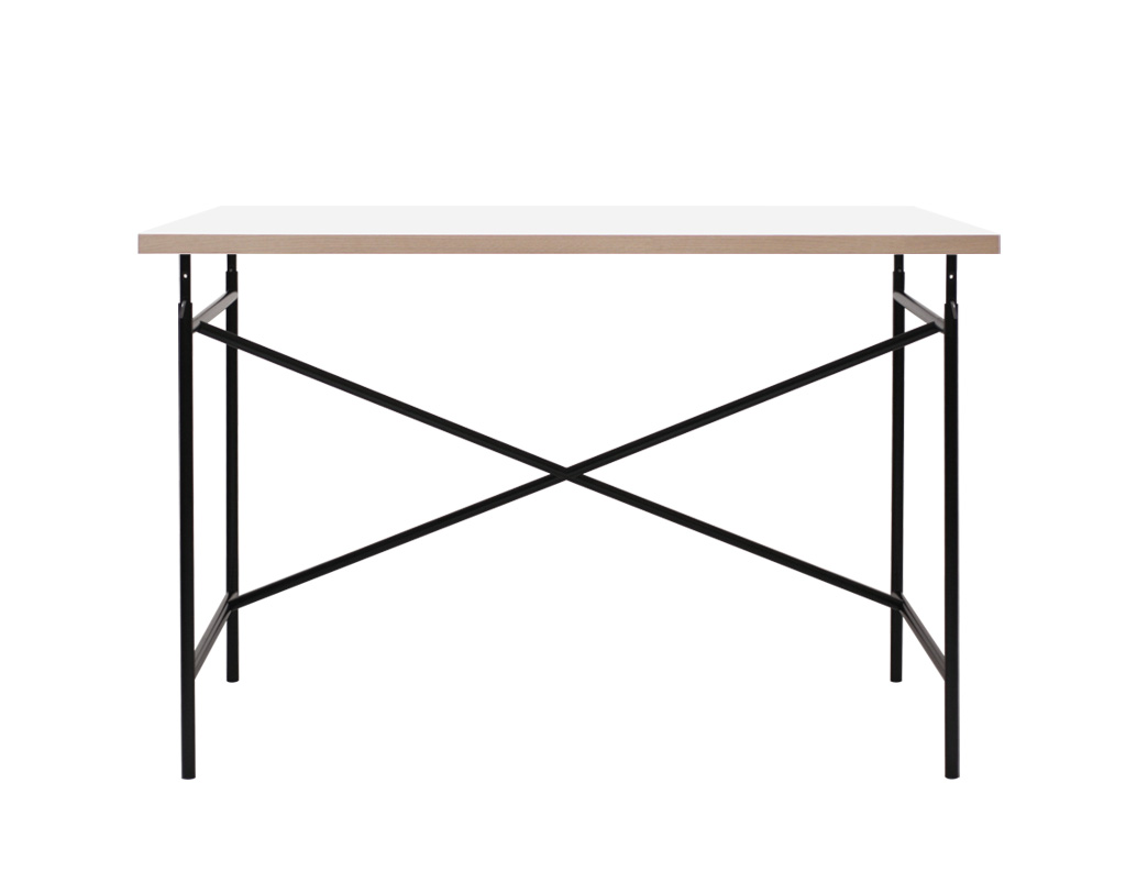 アイアーマン テーブル 幅1200mm/フレーム:ブラック/天板:ホワイト【アウトレット】