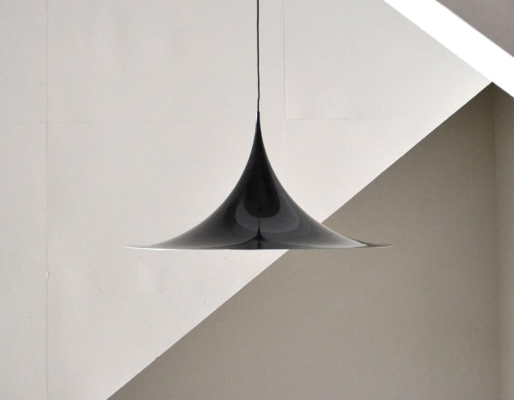 Ceiling-lamp Semi black