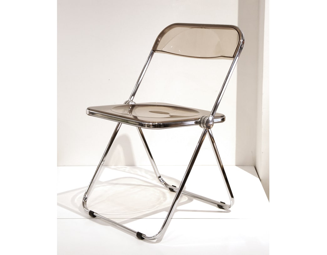 Plia Chair Smoke Brown / Giancarlo Piretti