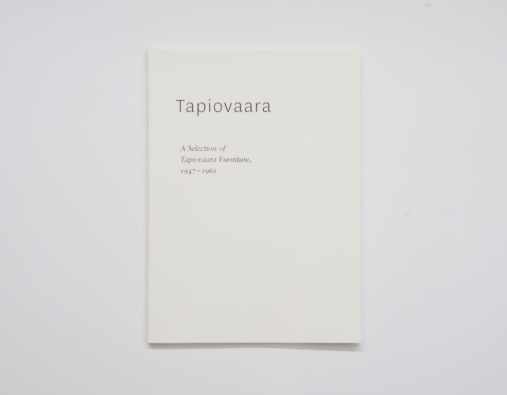 書籍 Tapiovaara A Selection of Tapiovaara Furniture, 1947-1961