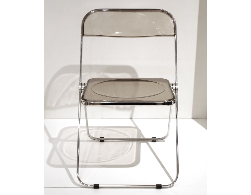 Plia Chair Smoke Brown / Giancarlo Piretti