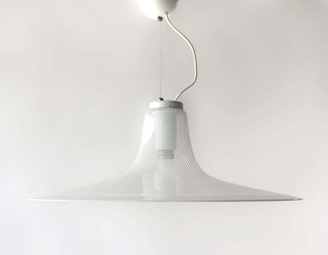 70s Glass Pendant Lamp│名作デザイナーズ家具のインテリアショップ