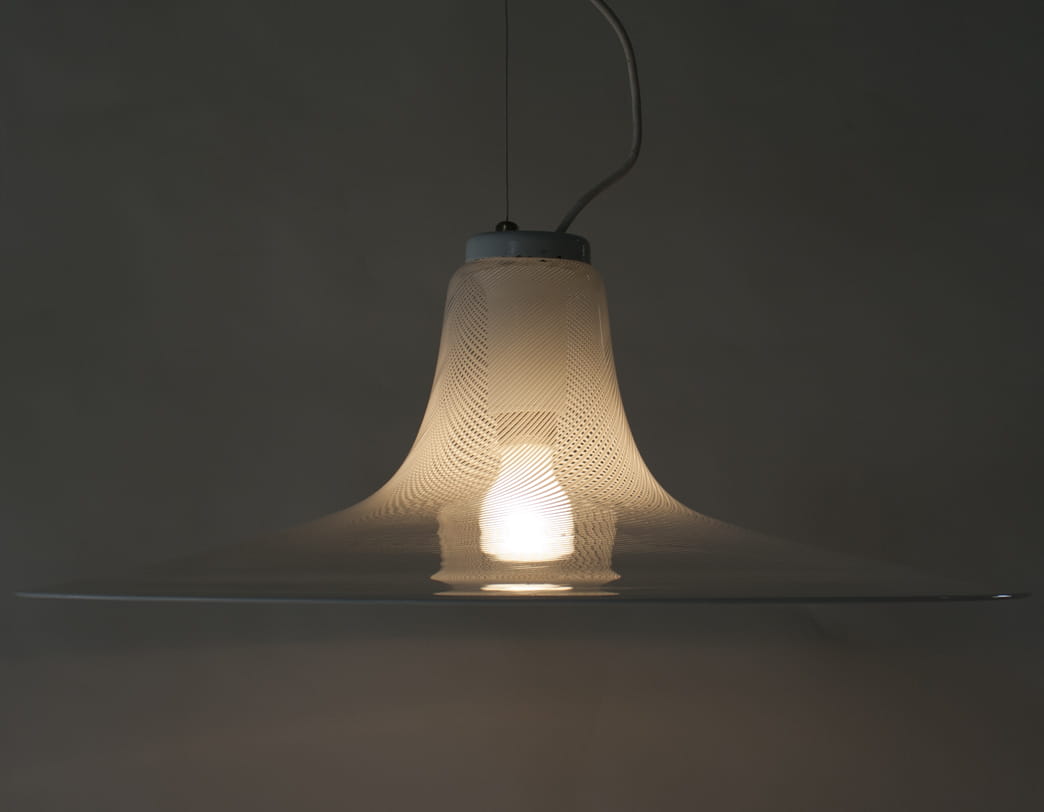 70s Glass Pendant Lamp│名作デザイナーズ家具のインテリアショップ