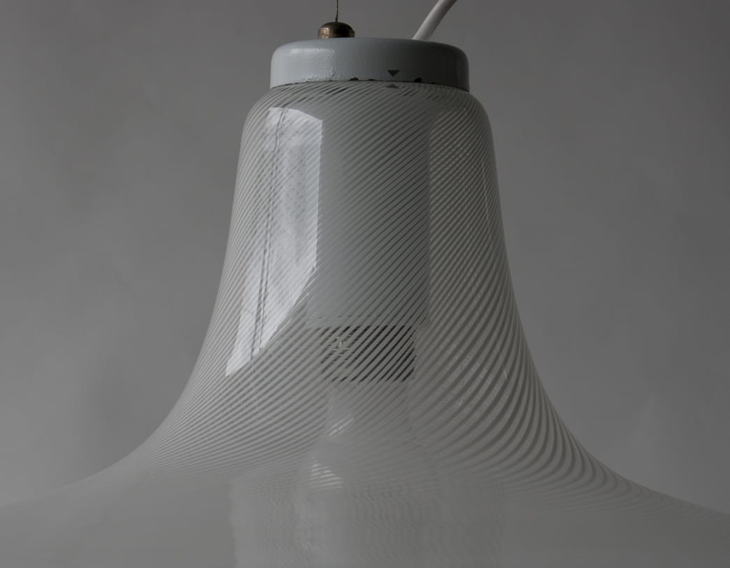 70s Glass Pendant Lamp