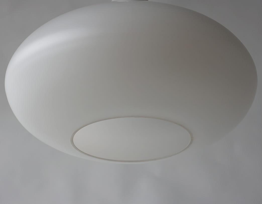 50s Glass Pendant Lamp