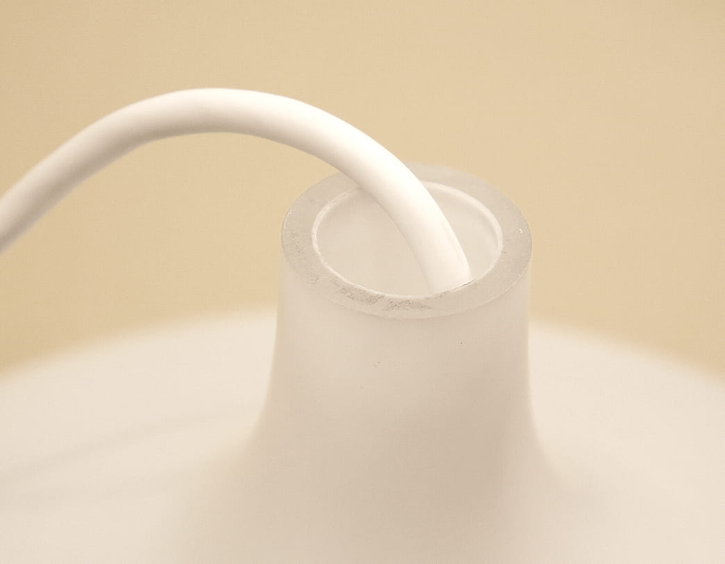 50s Glass Pendant Lamp