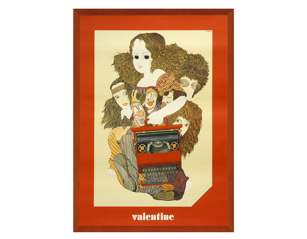 Valentine Poster Red / Isaka Yoshitaro