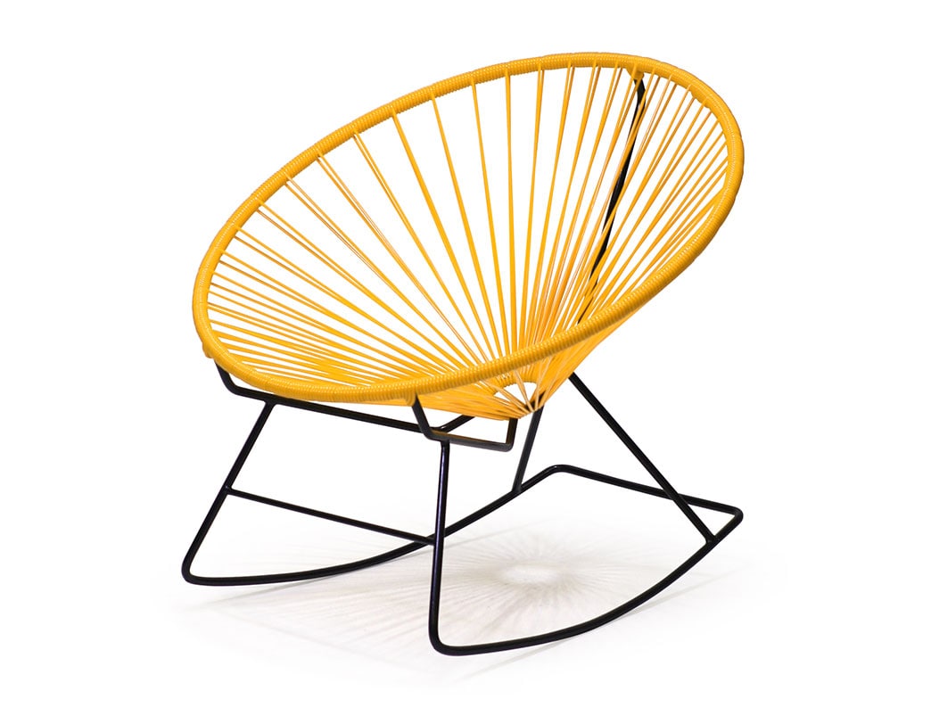 アカプルコ ロッキングチェア マスタード【アウトレット】