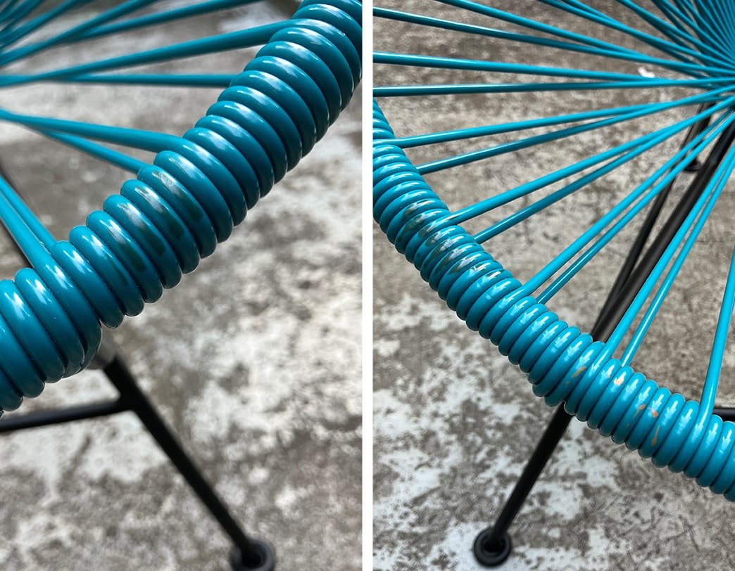 アカプルコチェア ペトロブルー【アウトレット】