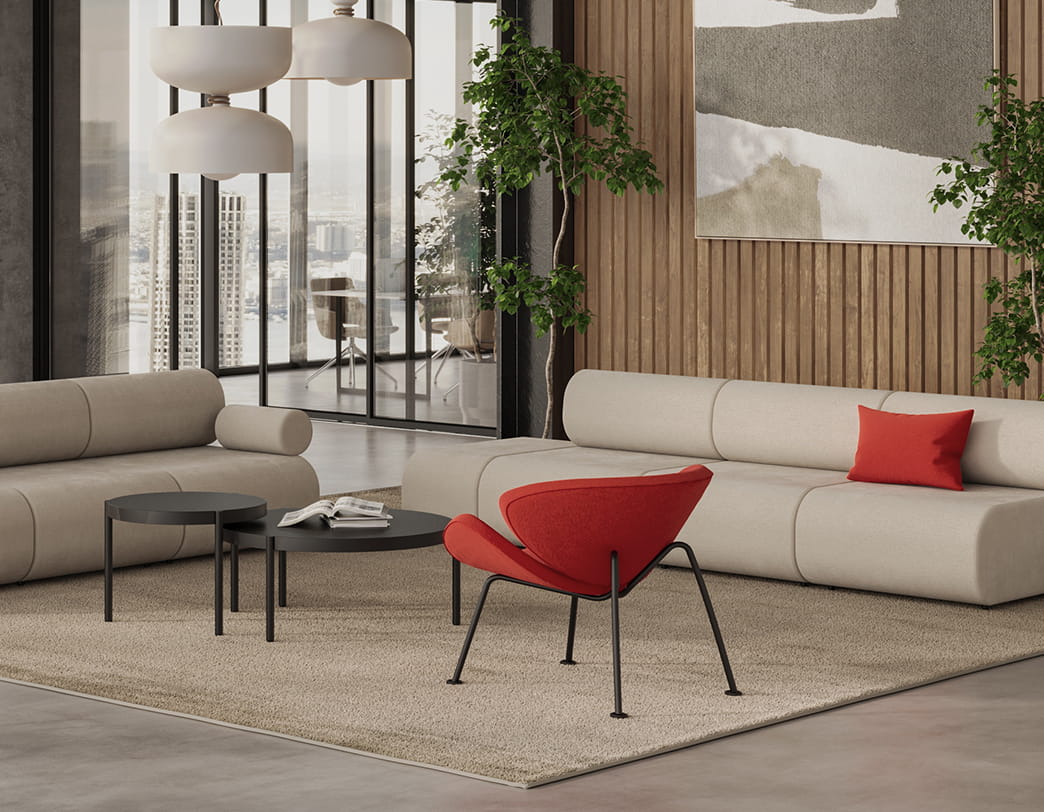 オレンジスライス® Orange Slice® ラウンジチェア / ハイ F437B