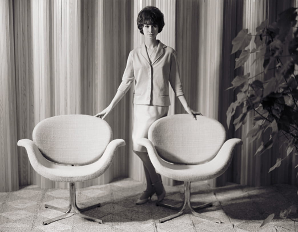 リトルチューリップ® Little Tulip® アームチェア / クロスベース F163C