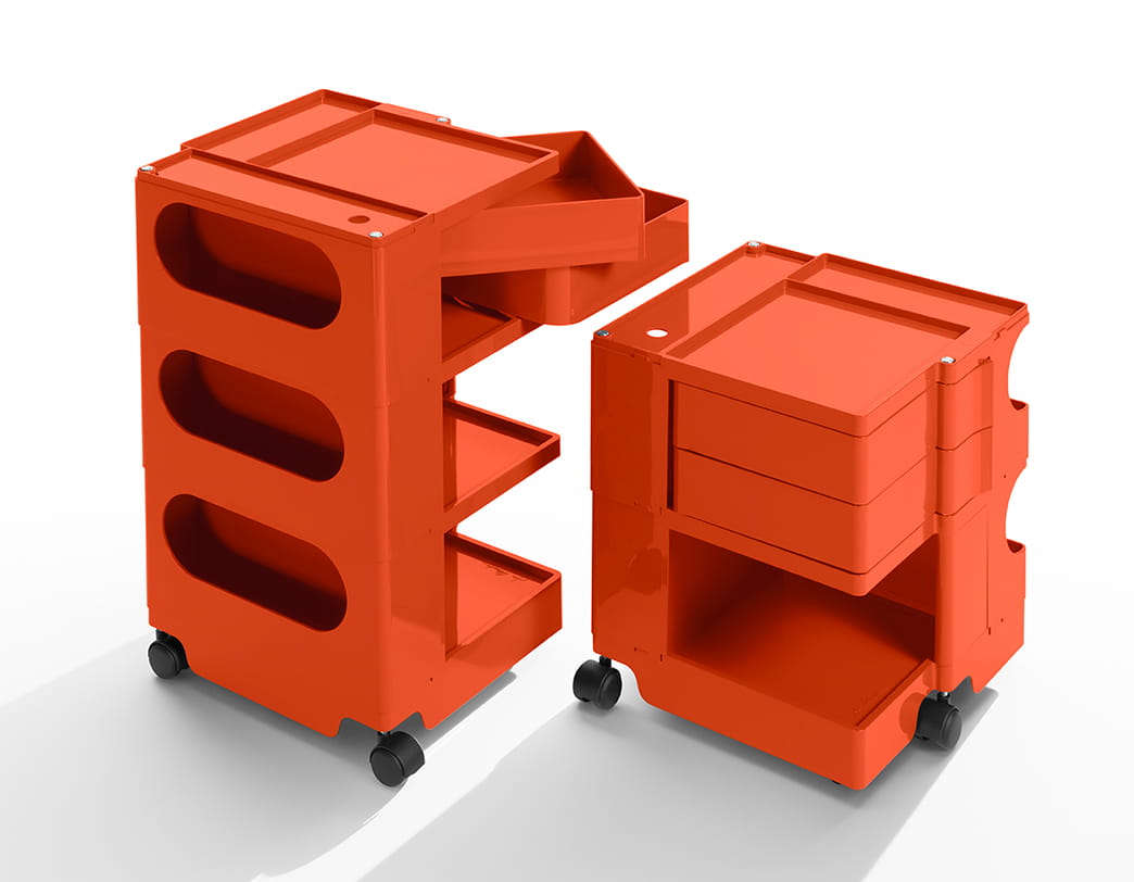 【予約商品】ボビーワゴン 3段 パプリカ