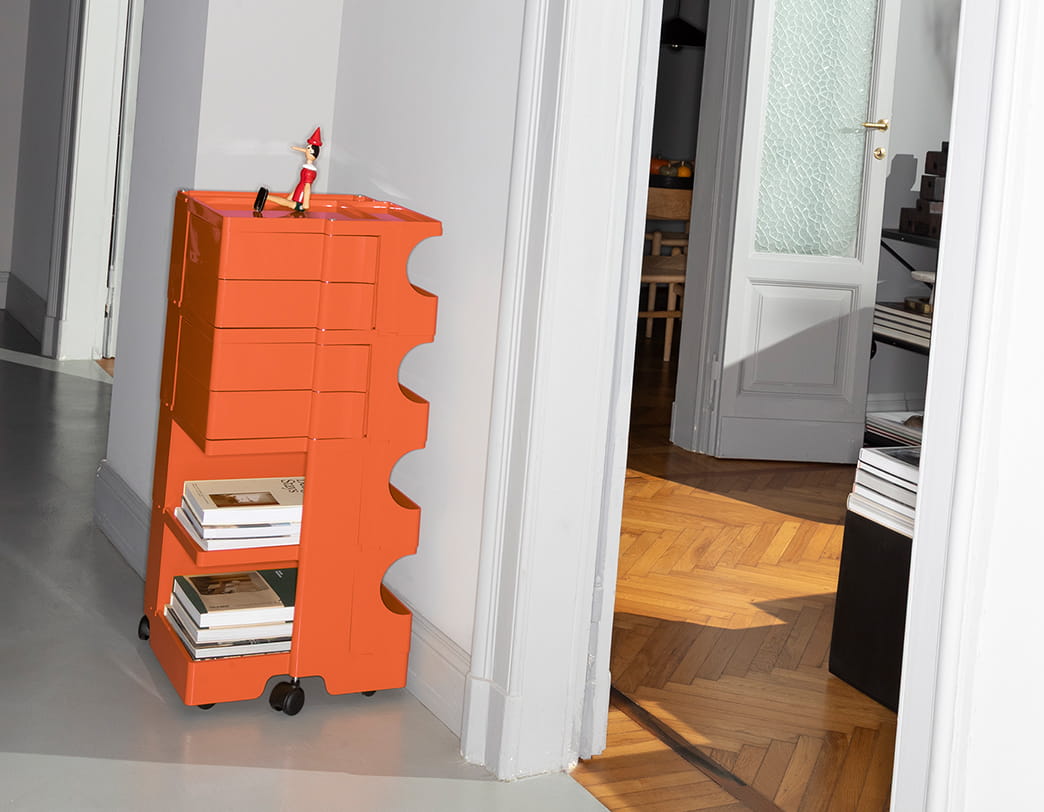 【予約商品】ボビーワゴン 3段 パプリカ