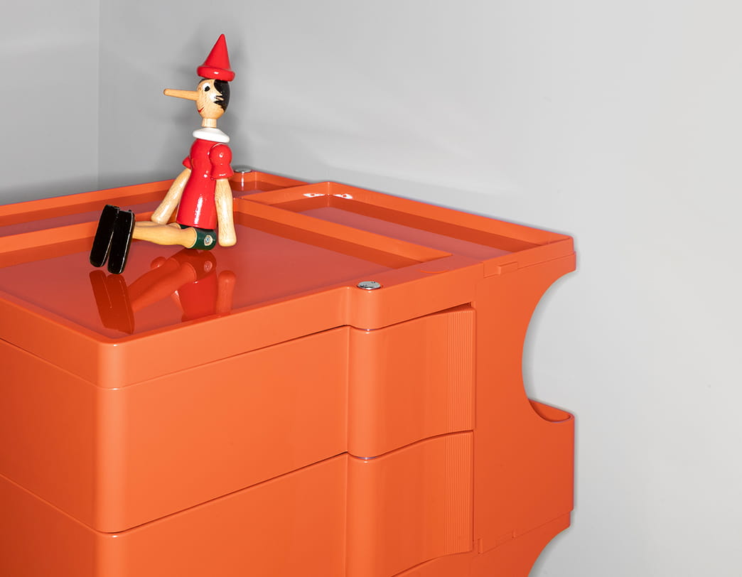 【予約商品】ボビーワゴン 3段 パプリカ