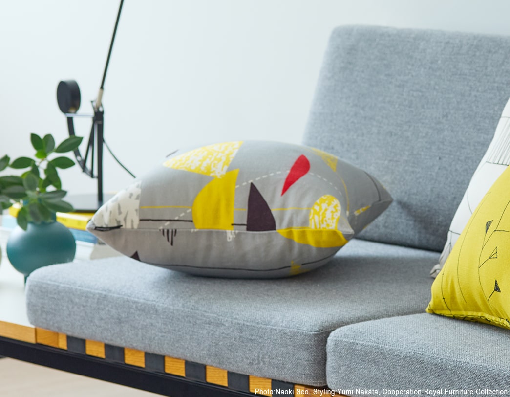 ルシエン・デイ ファブリックコレクション クッションカバー カリックス