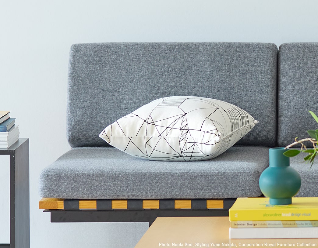 ルシエン・デイ ファブリックコレクション クッションカバー グラフィカ