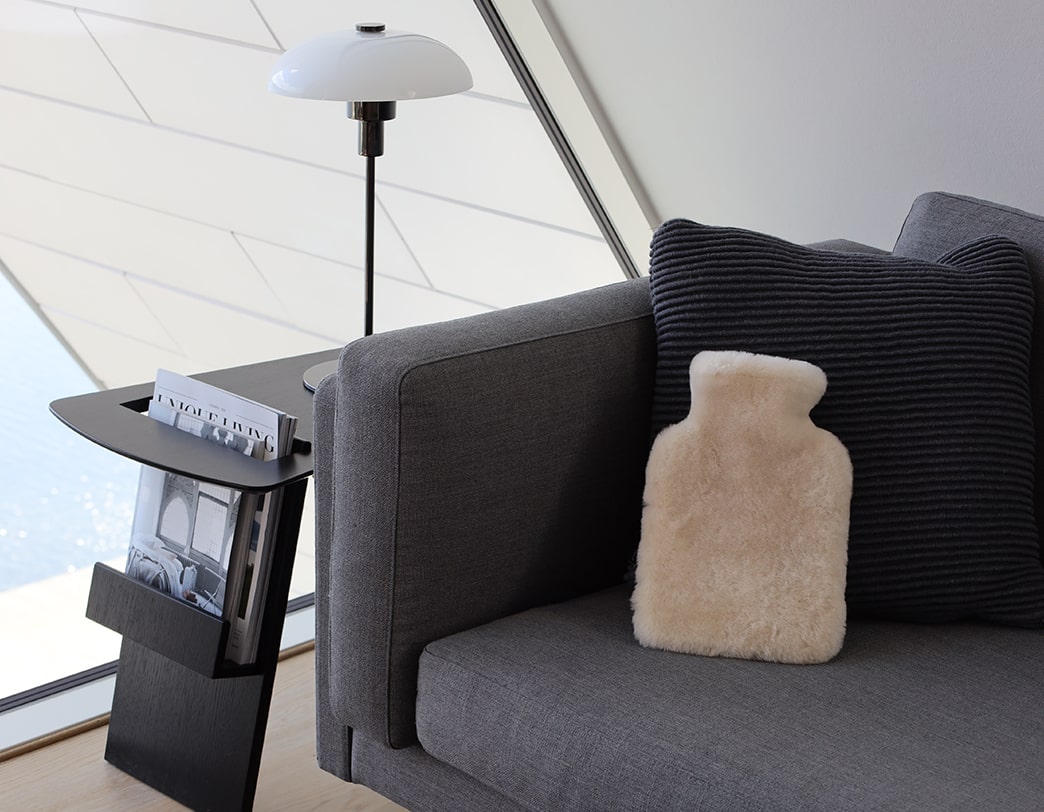 シープスキン モカシン ホットウォーターボトル(湯たんぽ)