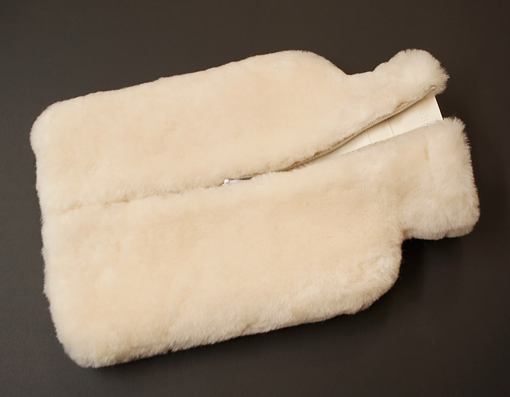 シープスキン モカシン ホットウォーターボトル(湯たんぽ)