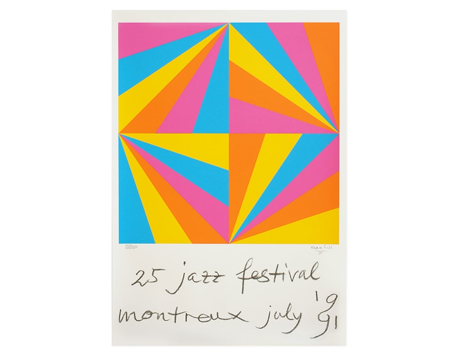 25 jazz festival montreux july/ヴィンテージポスター