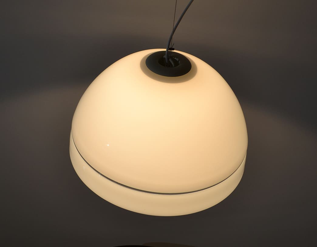 70's White Grass Pendant Lamp