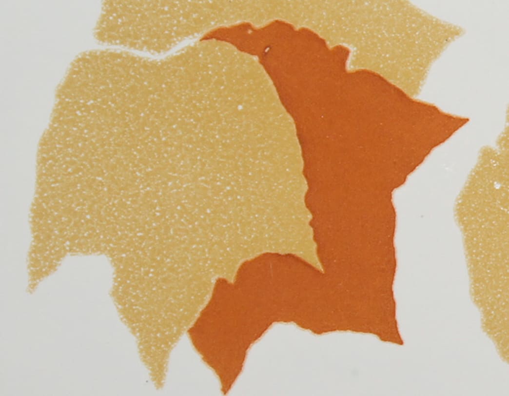 70's Italian Vintage Tile [Orange] / Gio Ponti