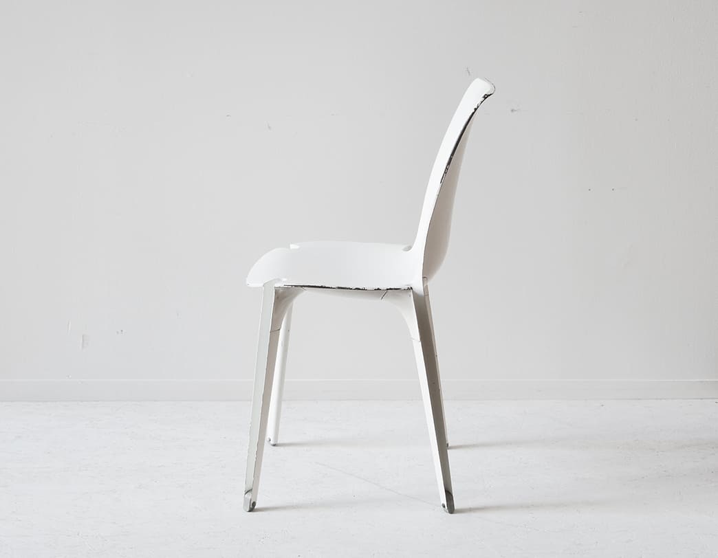 Lambda Chair White / Marco Zanuso & Richard Sapper