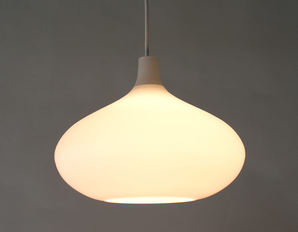 50s Glass Pendant Lamp