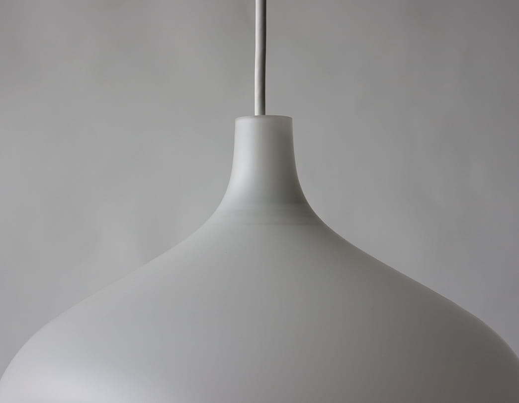 50s Glass Pendant Lamp