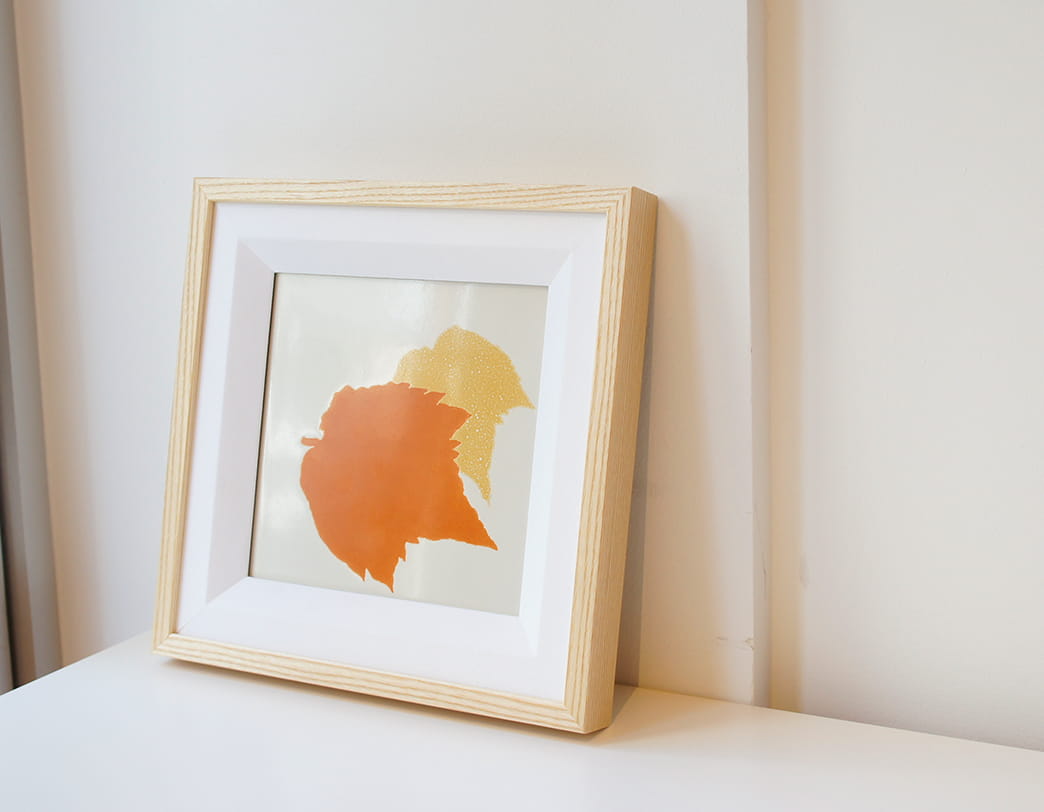 Capodimonte -Foglie Vintage Tile [Orange] フレームセット / Gio Ponti