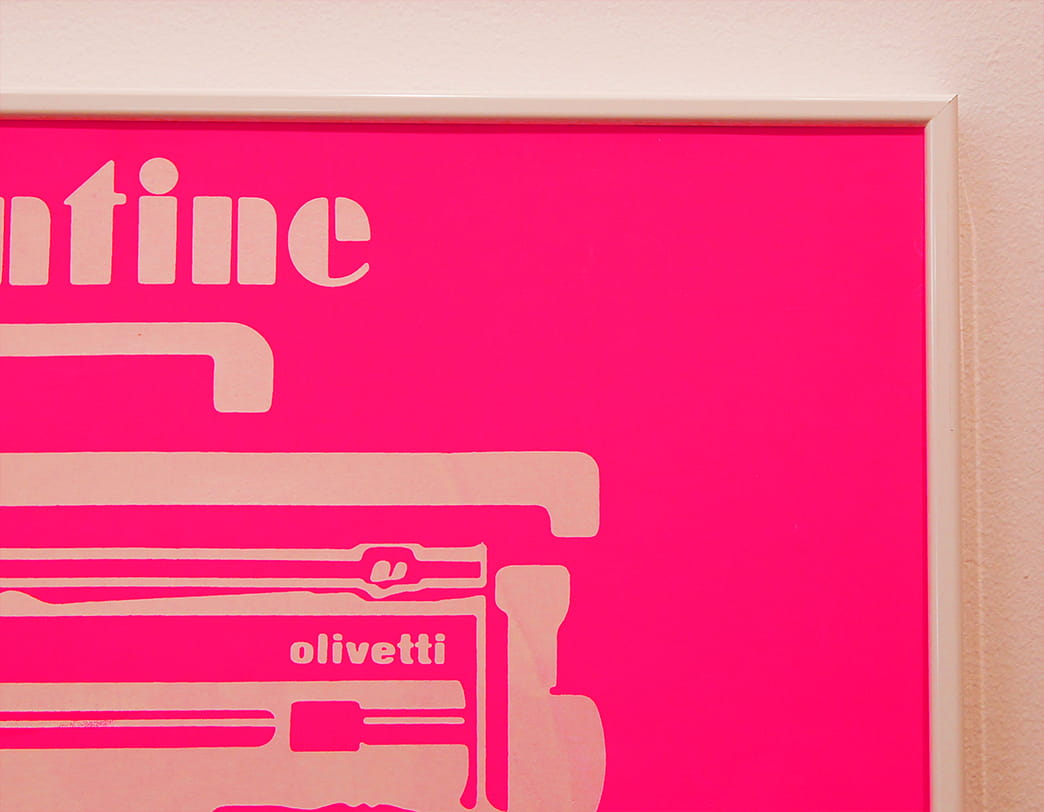 Valentine Poster Pink / Ettore Sottsass