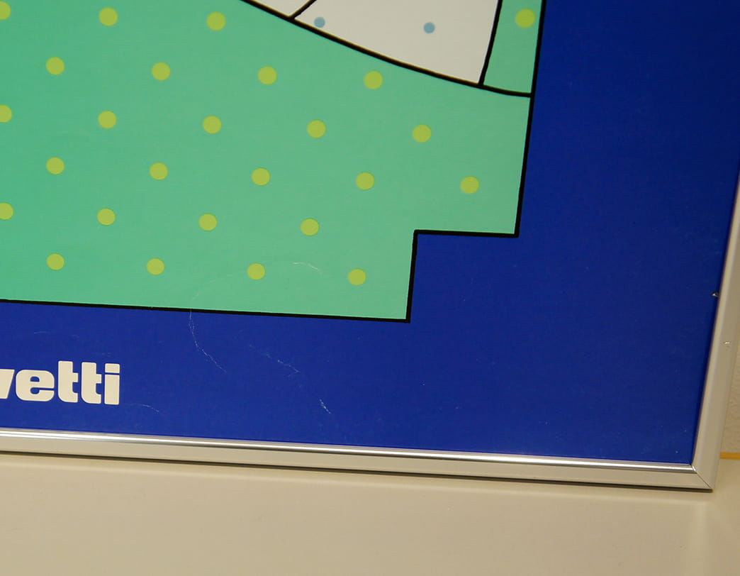 Olivetti Girls Poster Blue / Walter Ballmer