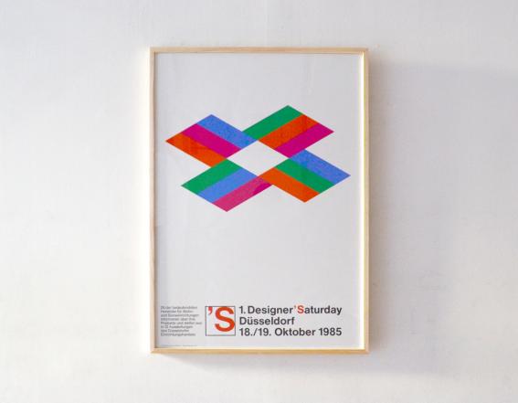 マックス・ビルが展示会「Designer's Saturday」のために制作したポスター