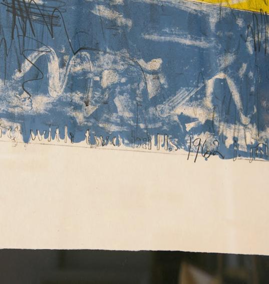 Painting with Two Balls I / Jasper Johns