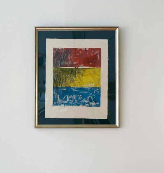 Painting with Two Balls I / Jasper Johns