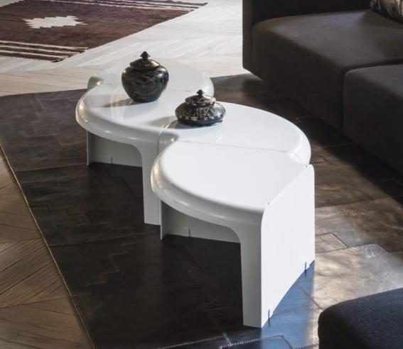 有機的なラインがチャーミングな扇形ユニット