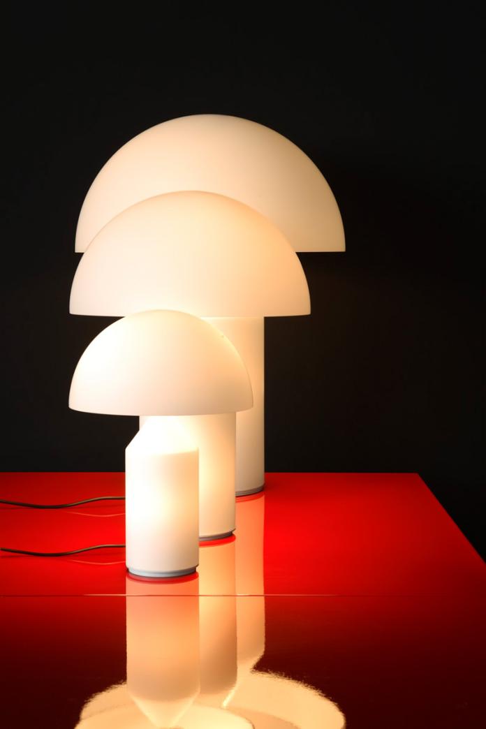 彫刻のような照明