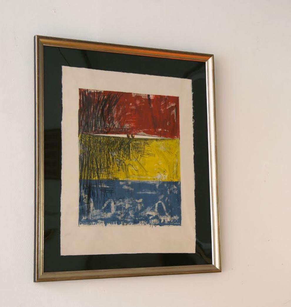 Painting with Two Balls I / Jasper Johns