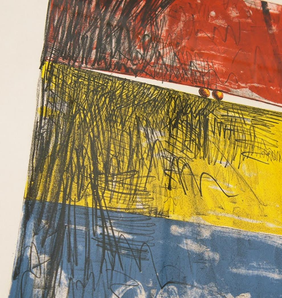 Painting with Two Balls I / Jasper Johns