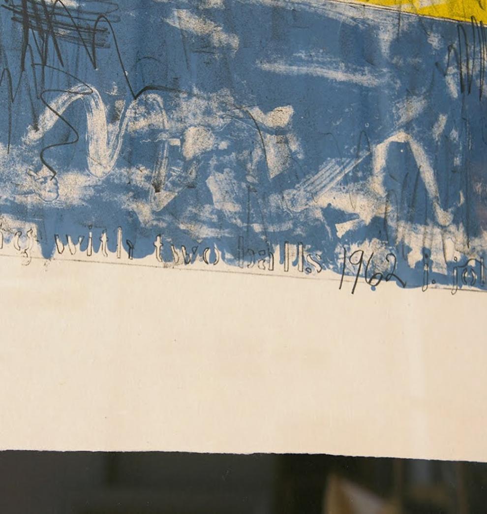 Painting with Two Balls I / Jasper Johns