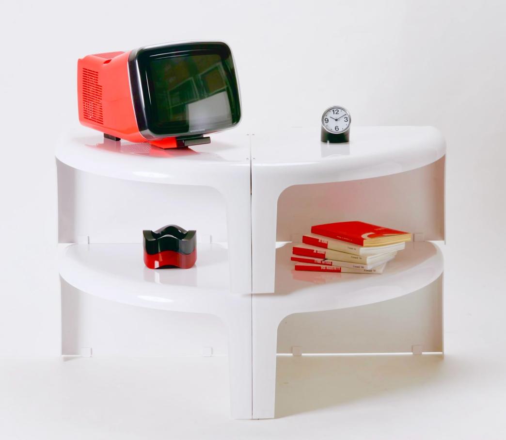 有機的なラインがチャーミングな扇形ユニット