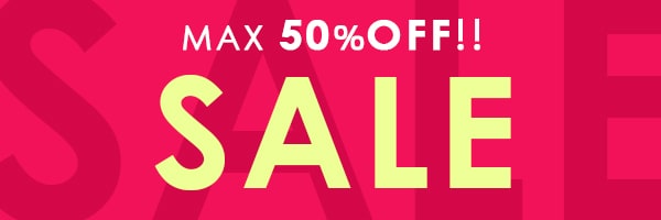 MAX50%OFF!ウィンターセール開催中
