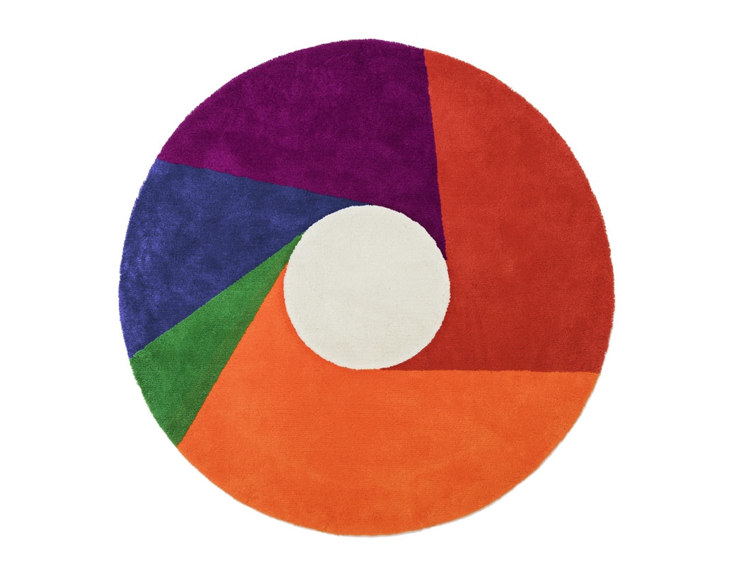 Graphic Rug color wheel.