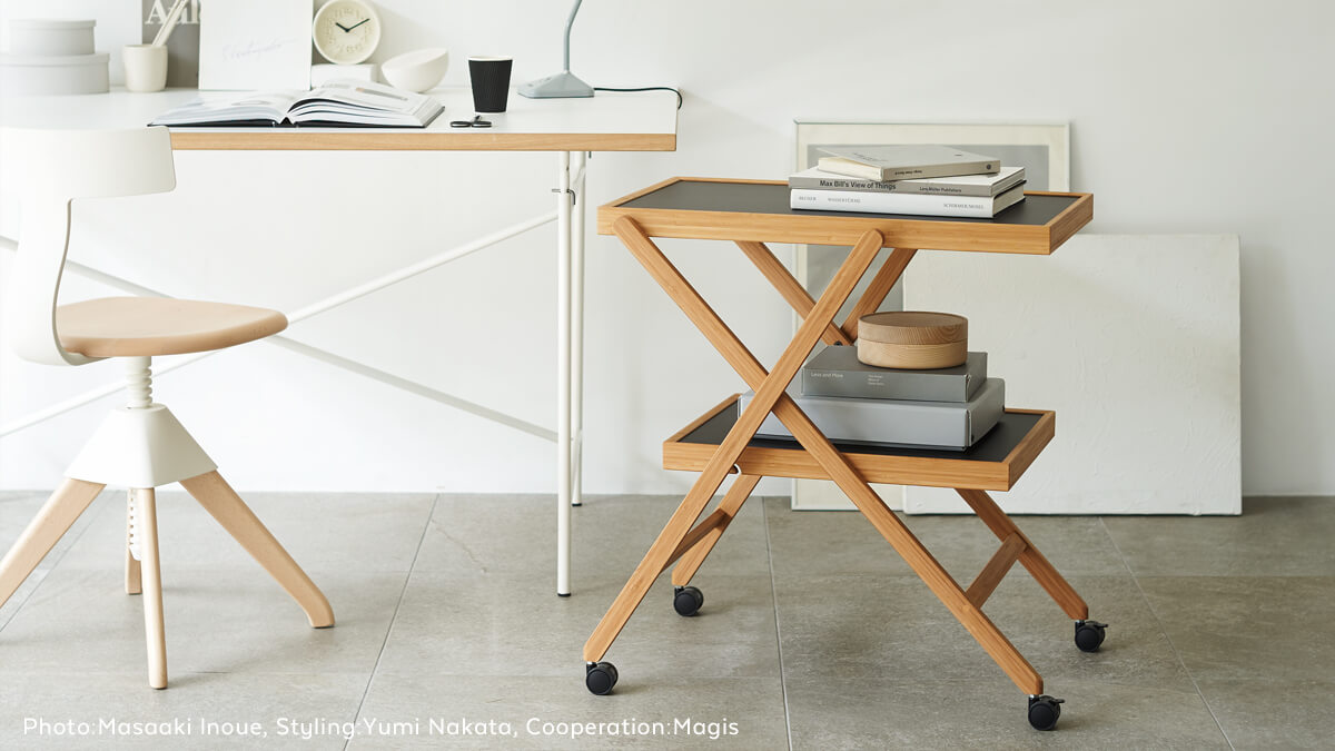 Taitto タイット トローリー ホワイト タイット トローリー ホワイト(ホワイト)：ホーム